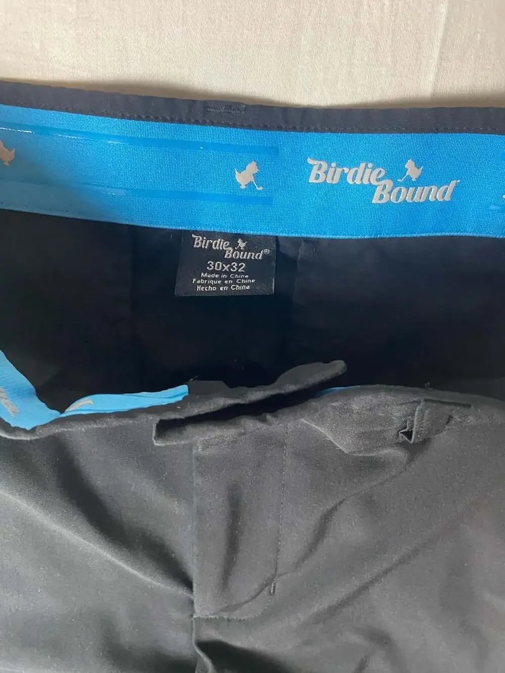 Birdie Bound Men's Navy Straight Pants, Size 30x32 (1311)